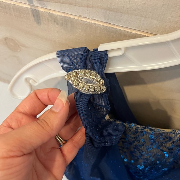 Revolution Dancewear All of the Stars, lyrical navy blue costume, LC and MC - Picture 6 of 11